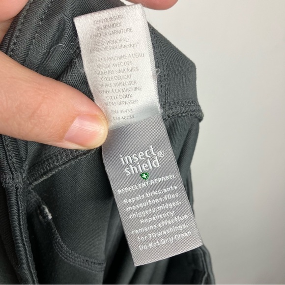 Toad & Co insect shield repellent apparel trail‎ leggings gray size medium - Picture 9 of 10